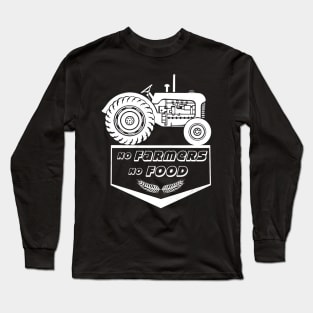 No farmers no food! Long Sleeve T-Shirt